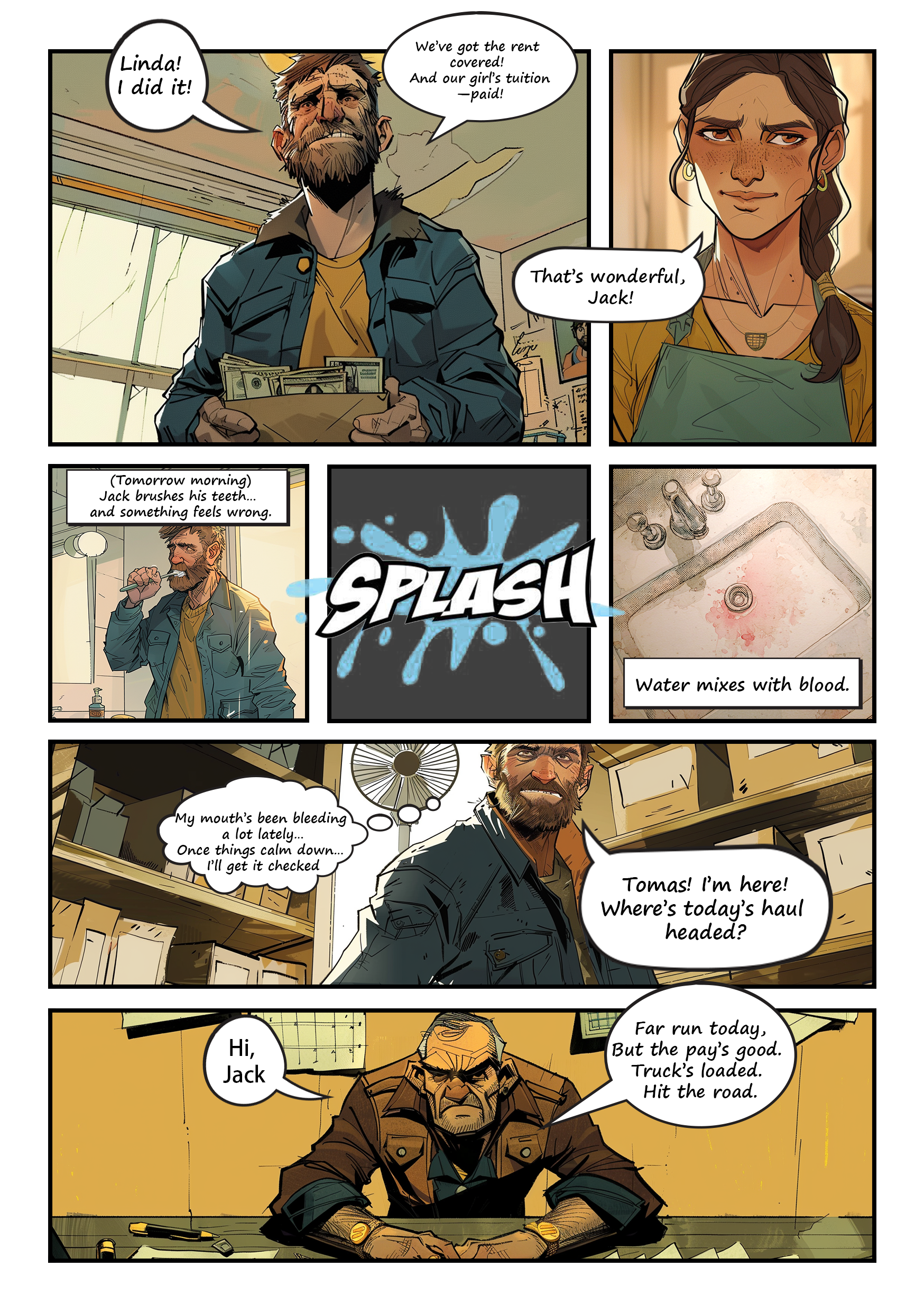 The Betel Driver comic page 2
