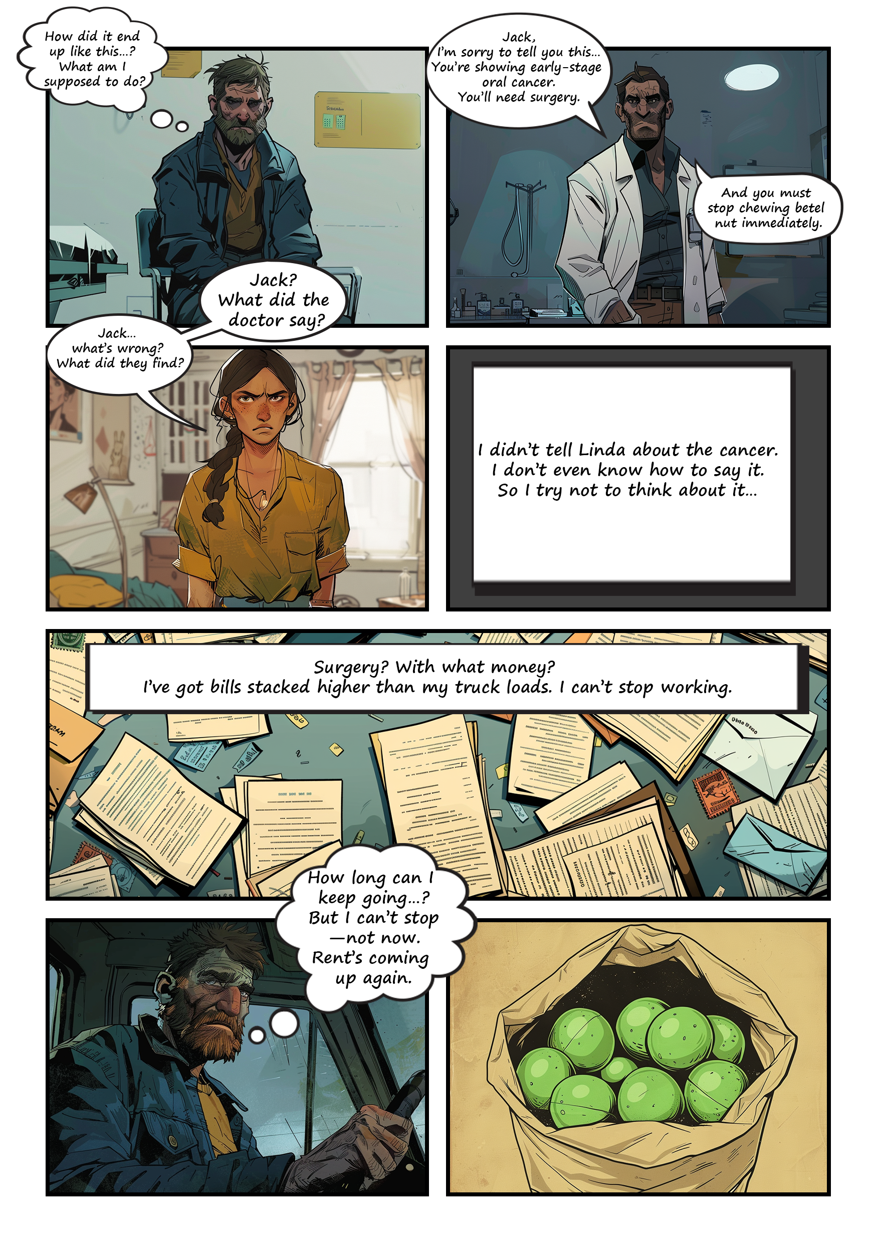 The Betel Driver comic page 3